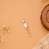 Divine Om Vel Silver Pendant