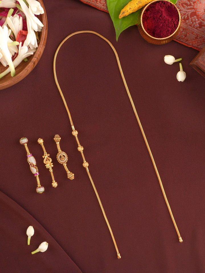 Traditional Detachable Thali Chain with Mugappu