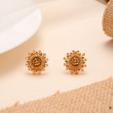 Divine Lakshmi Golden Temple Stud