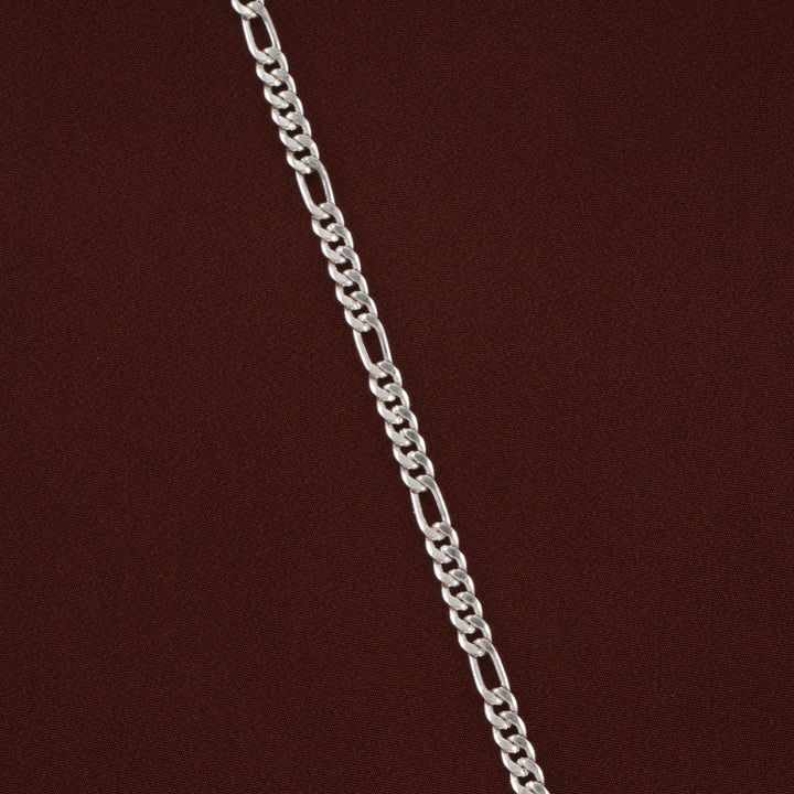 Figaro Style Men's Silver Bracelet