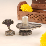 Mahadev Shivling Antique Silver Idol
