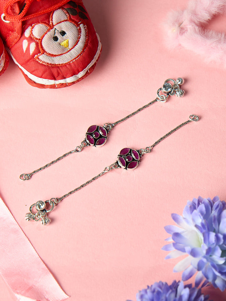 Ruby Bloom Antique Baby Anklet