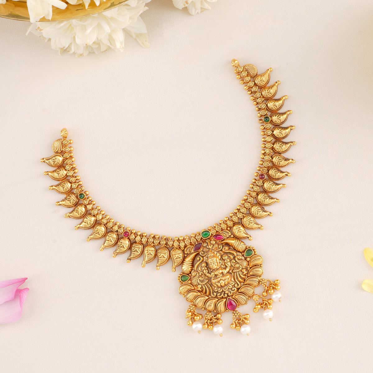 Antique Kerala Lakshmi Necklace