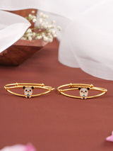 Panda Adjustable Gold Bangle