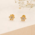 Sparkling Star Casting Golden Earring