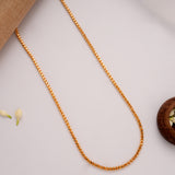 Sleek Twisted Link Golden Chain