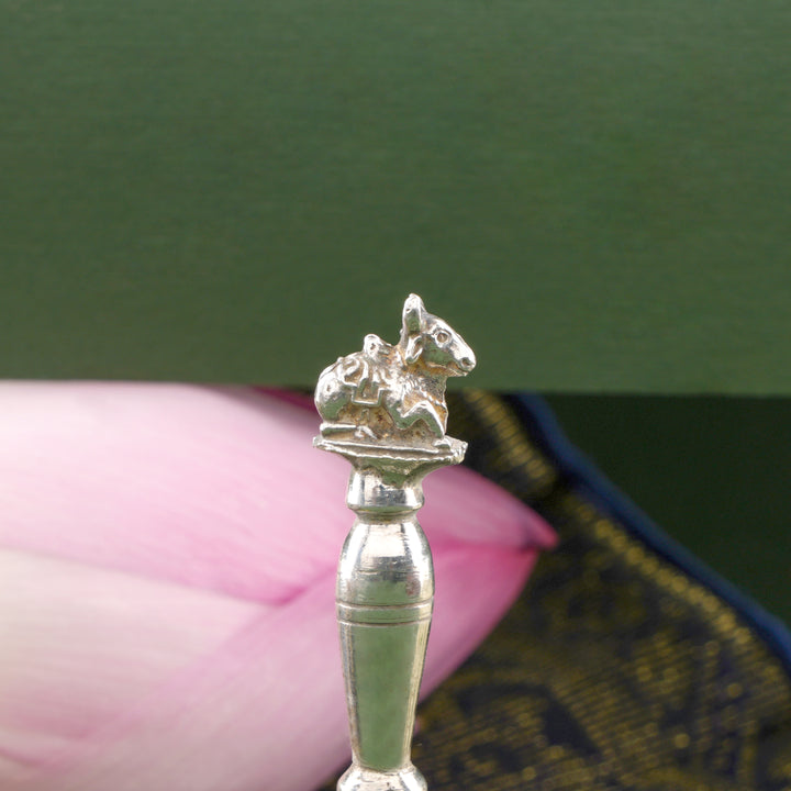 Traditional Nandi Silver Pooja Bell