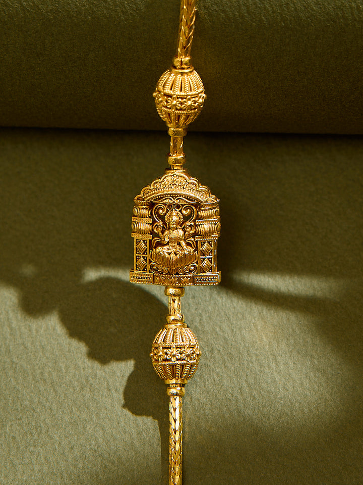 Antique Lakshmi Devi Mugappu Chain