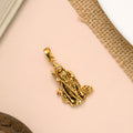 Divine Antique Murugan Peacock Gold Pendant