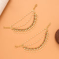 Antique Pearl Layer Floral Golden Mattal