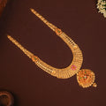 Temple Inspired Lakshmi with Meenakshi Amman Gold Haram