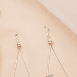 Ball Design Evil Eye Silver Anklet