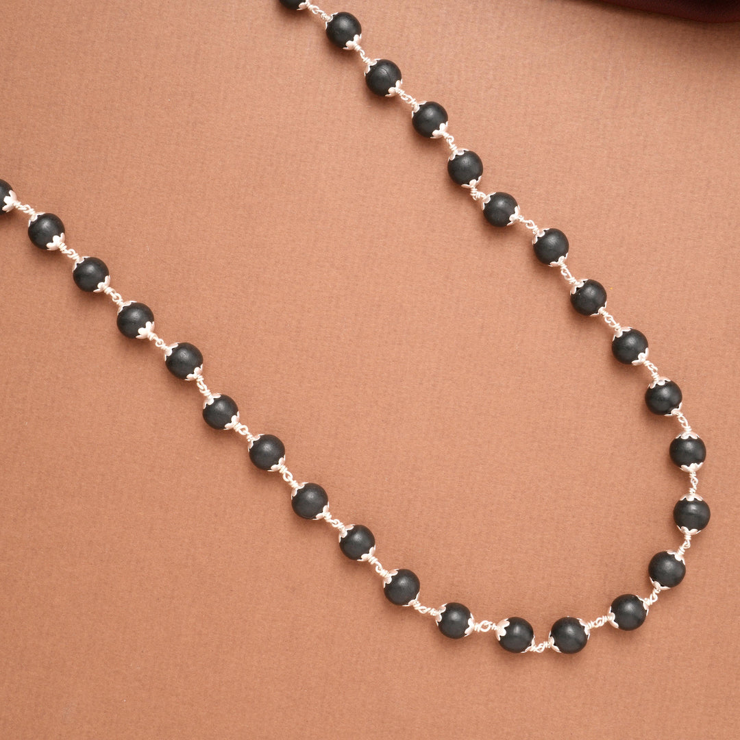 Pure Karungali Silver Malai