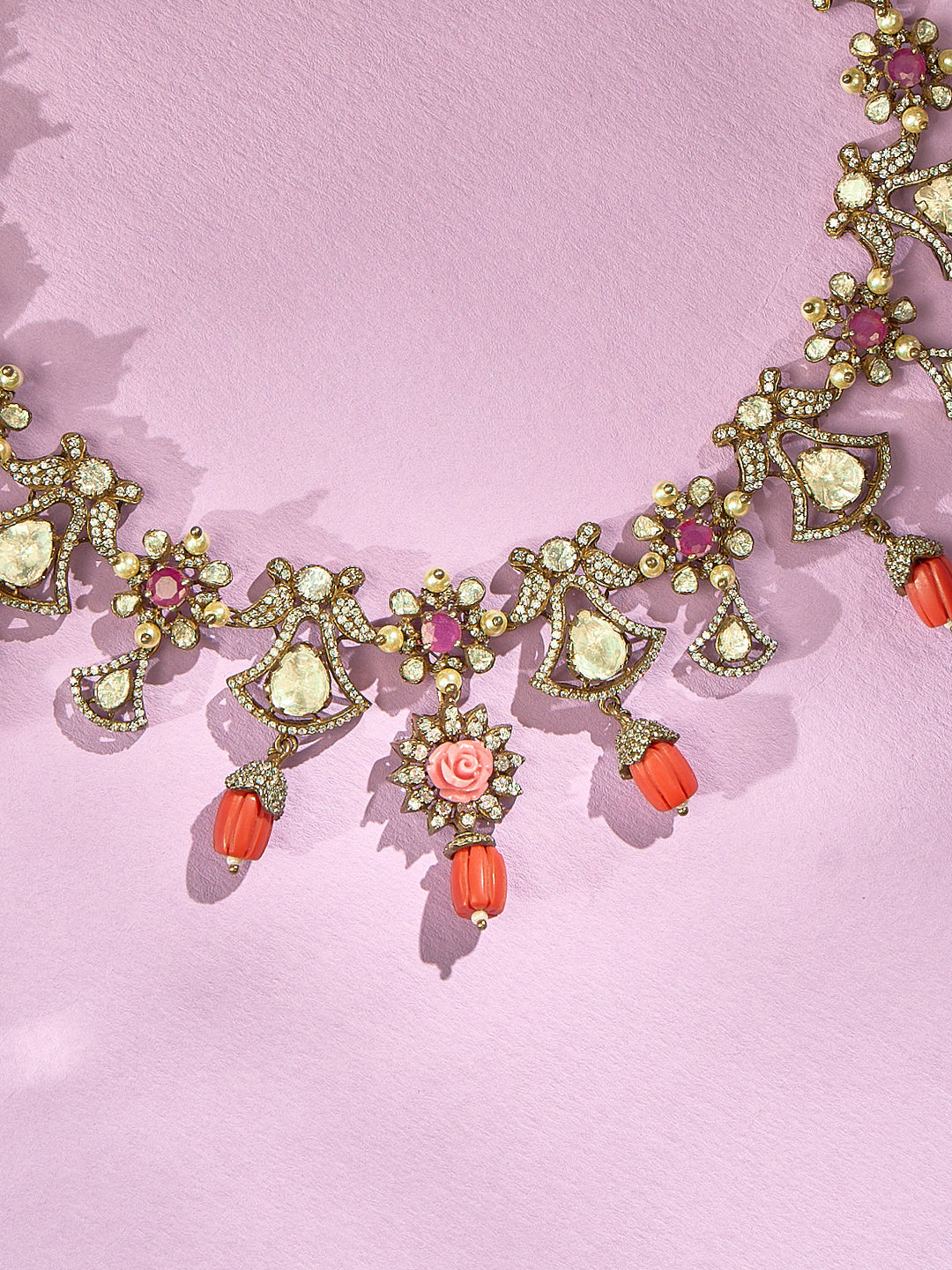 Ruby Orchid Harmony Necklace