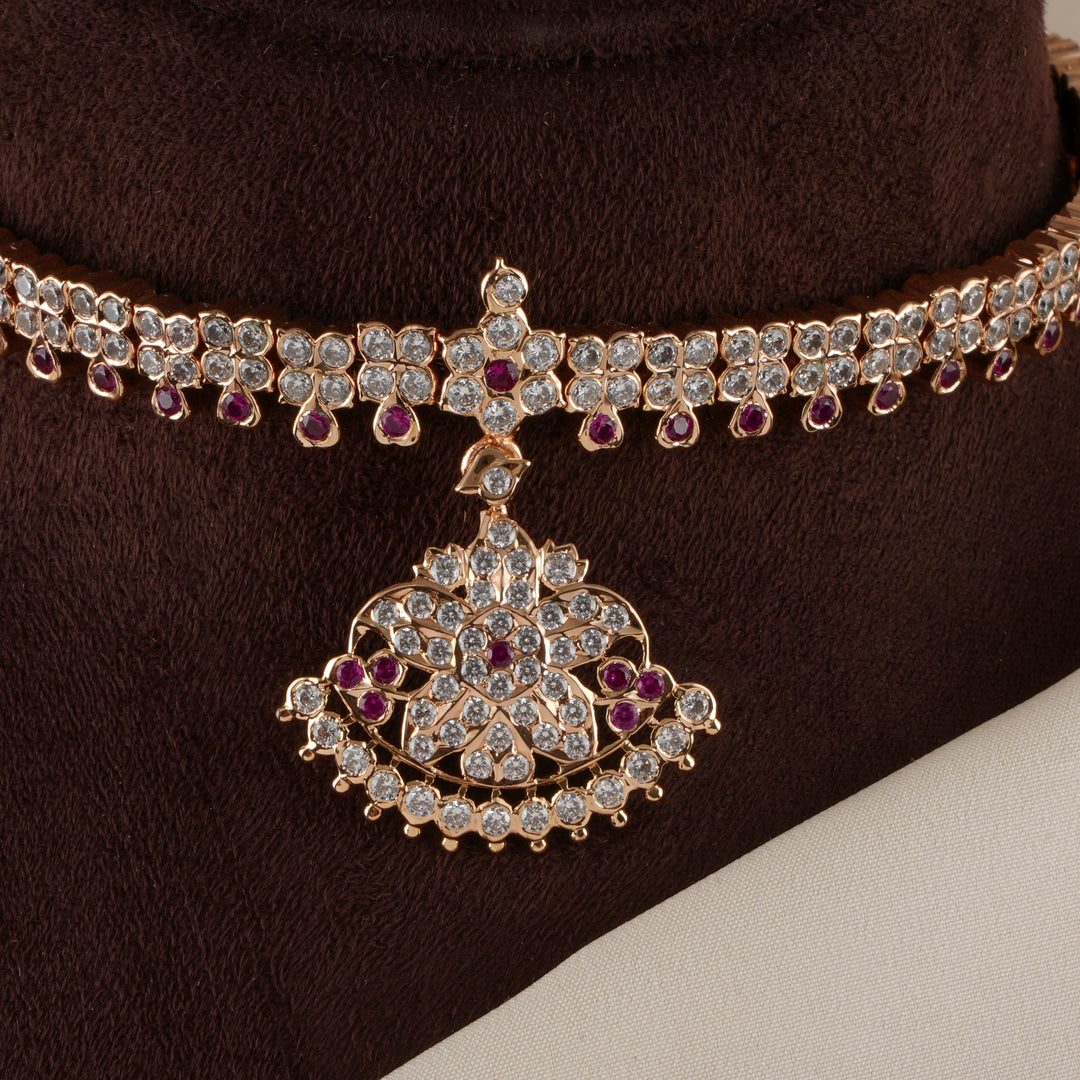 White Stones Ruby Pendant Attikai