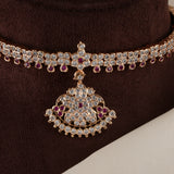 White Stones Ruby Pendant Attikai
