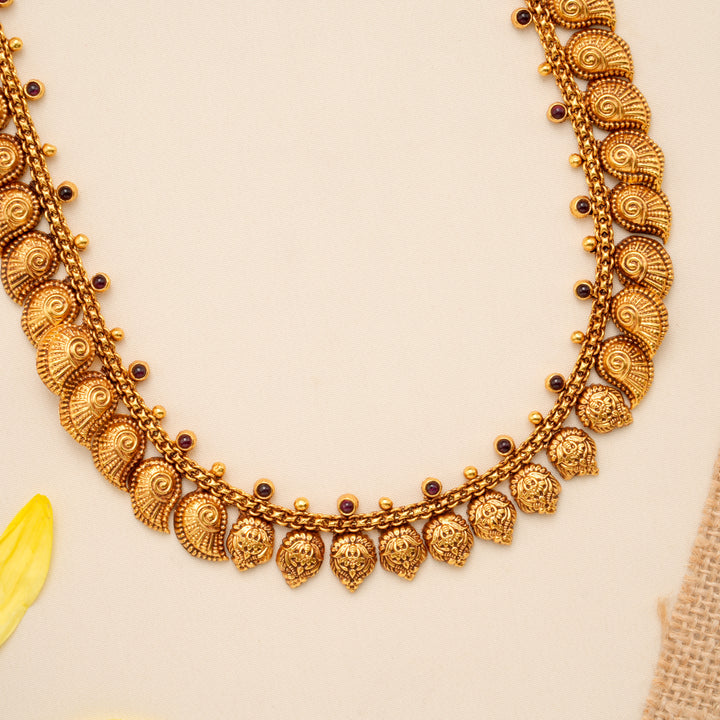 Elegant Mango Design Gold Plated Haram