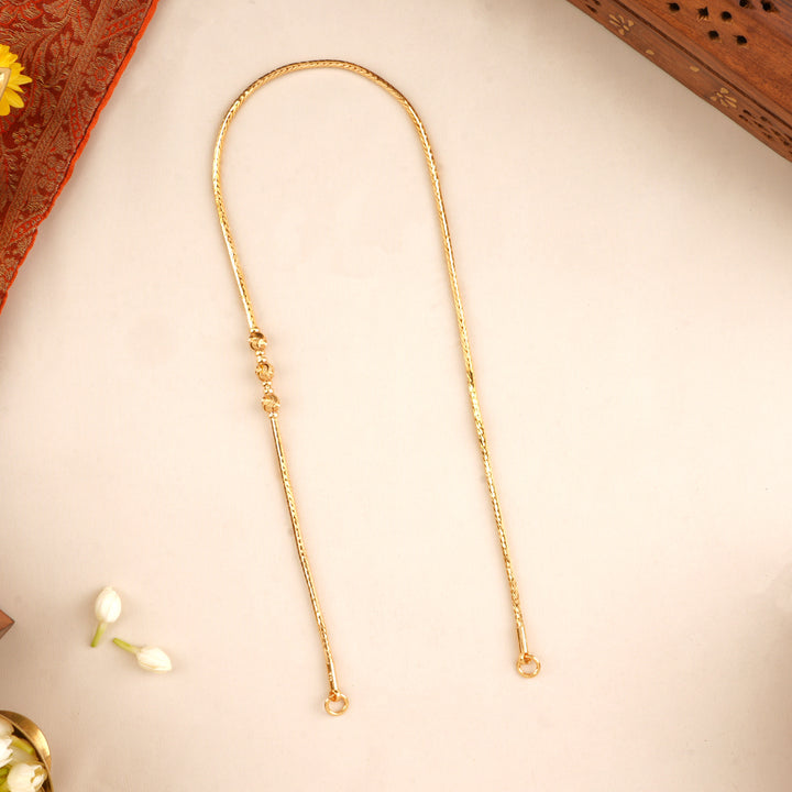 Timeless Round Beads Mugappu Chain