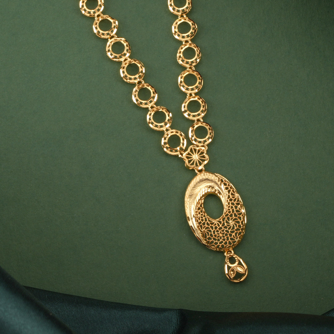 Oval Shape Dubai Pendant Haram