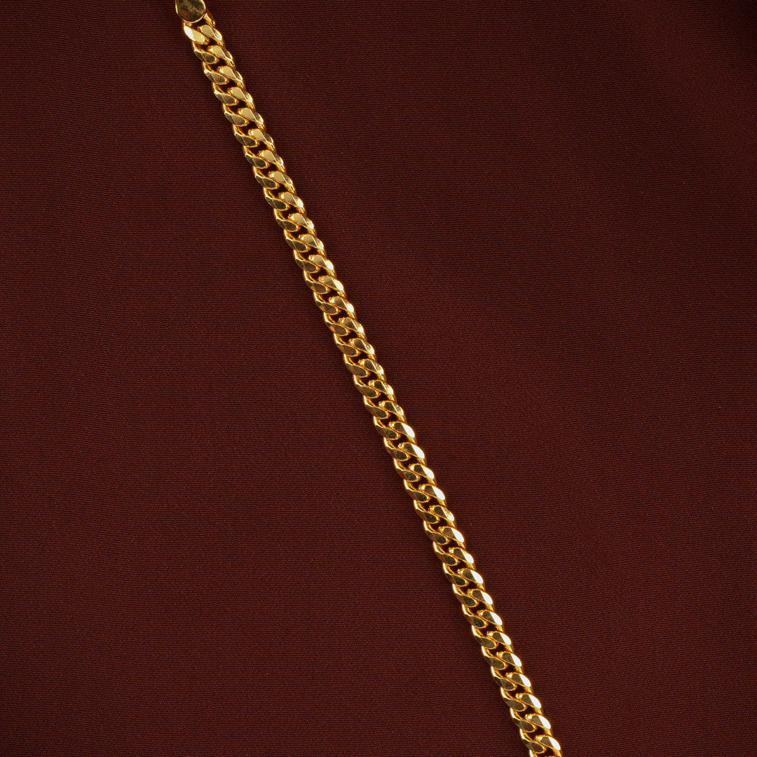 Seamless Layer Golden Men’s Bracelet