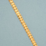 Modern Matrix Pattern Gold Bracelet for Men