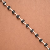 Karungali Protection Silver Bracelet