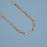 Modern Minimalist Pattern Gold Chain