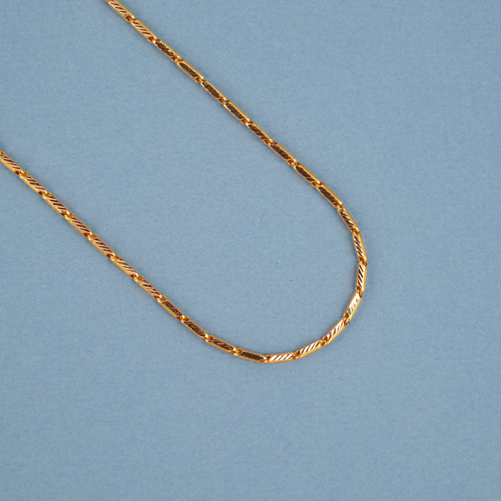 Modern Minimalist Pattern Gold Chain