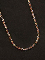 Cable link Rose Gold Men Chain