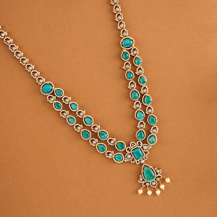 Double Layer Emerald with Swarovski Haram