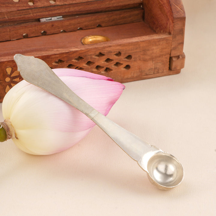 Classic Silver Panchapatra Set