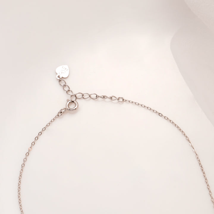 Heart and Star Shape Silver Chain