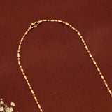 Stylish Spherical Beads Gold Chain for Women