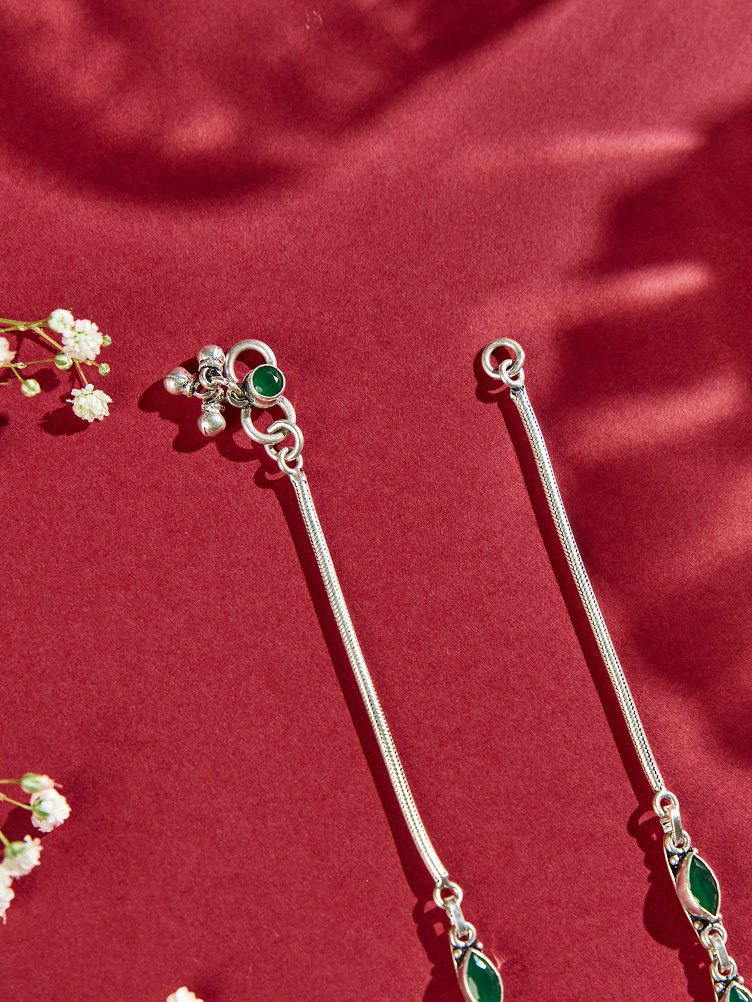 Emeruby Grace Blend of Emerald Anklet