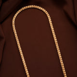Mango Pendant White Stones Golden Chain
