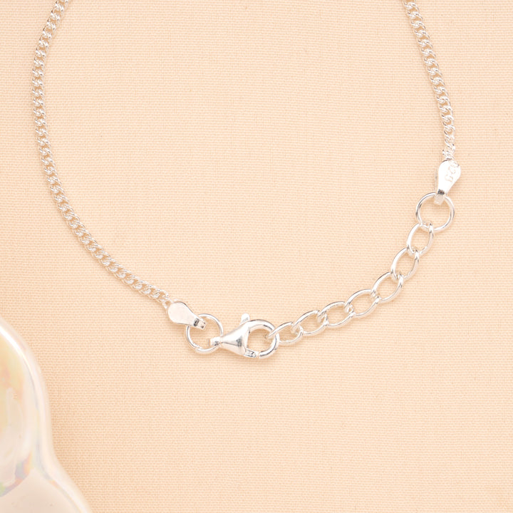 Cute Pink Elephant Enamel Baby Silver Bracelet