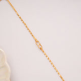 Minimal Wheat Design Link Golden Chain