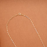 Triple Tone Twisted Silver Women’s Chain
