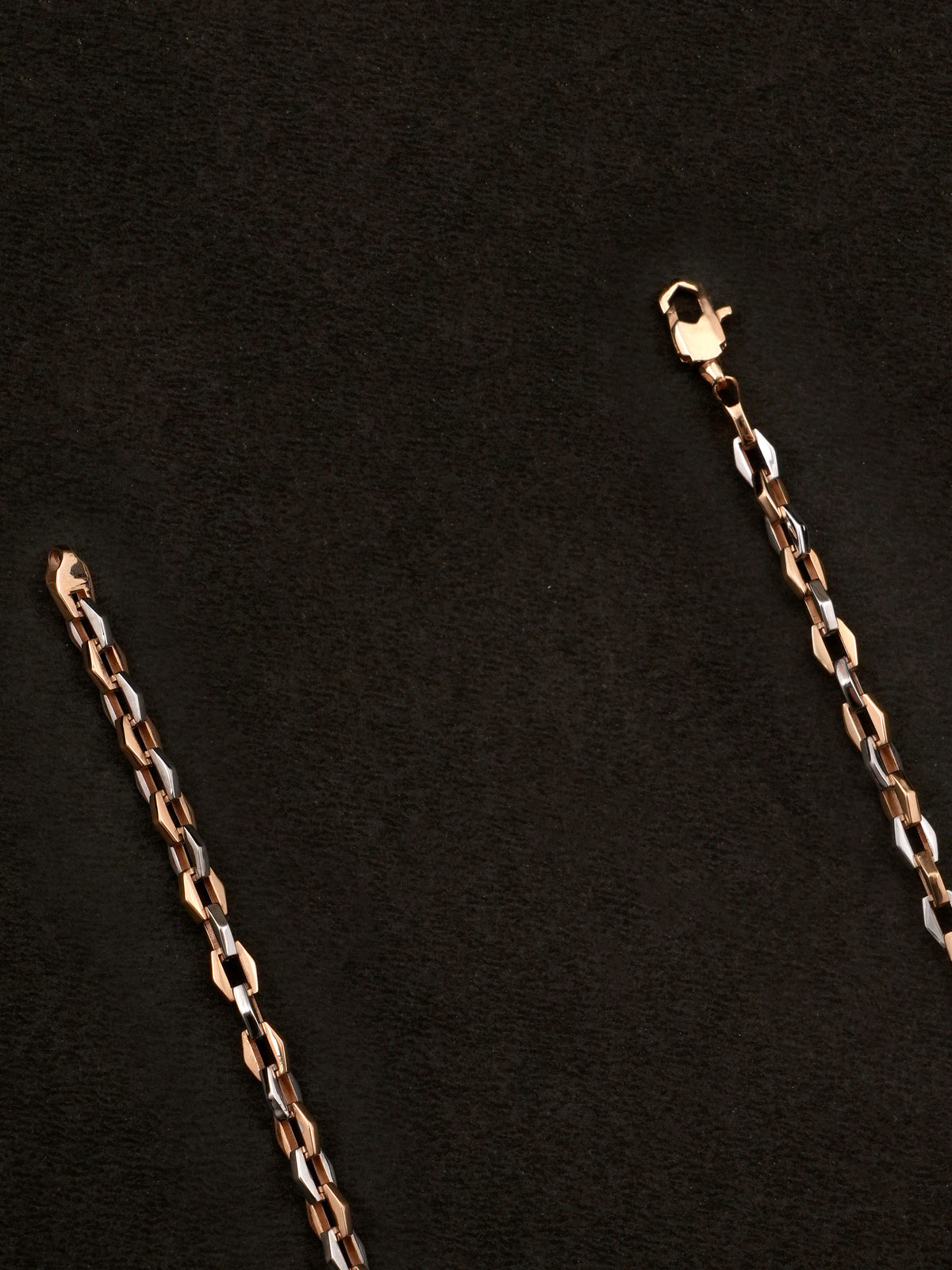 Cable link Rose Gold Men Chain