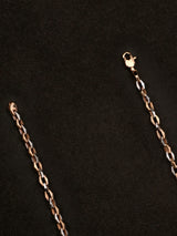 Cable link Rose Gold Men Chain