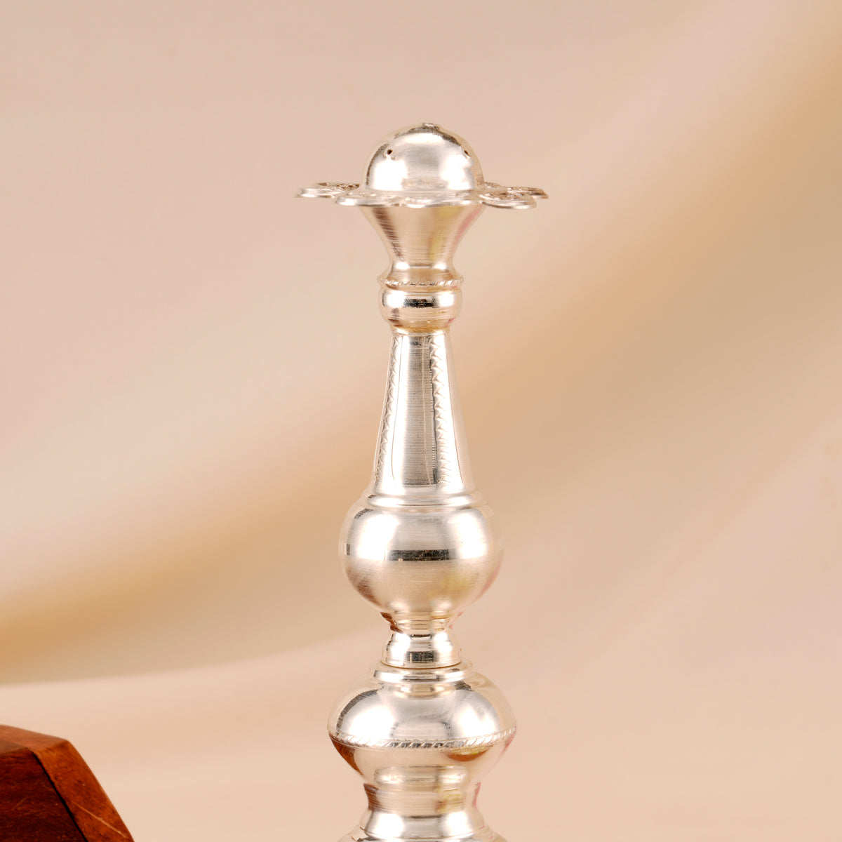 Elegant Silver Rose Water Sprinkler
