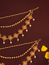 Trendy Floral Pearl Drop Mattal