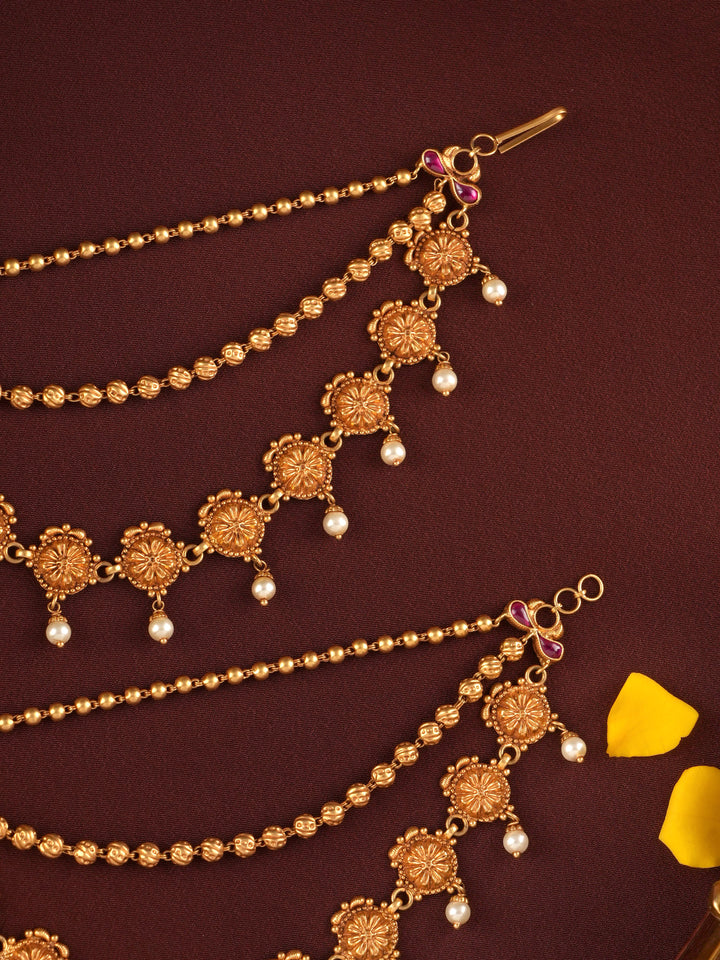 Trendy Floral Pearl Drop Mattal