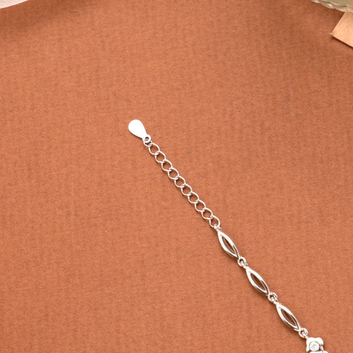 Cute Dual Butterfly Silver Women’s Bracelet