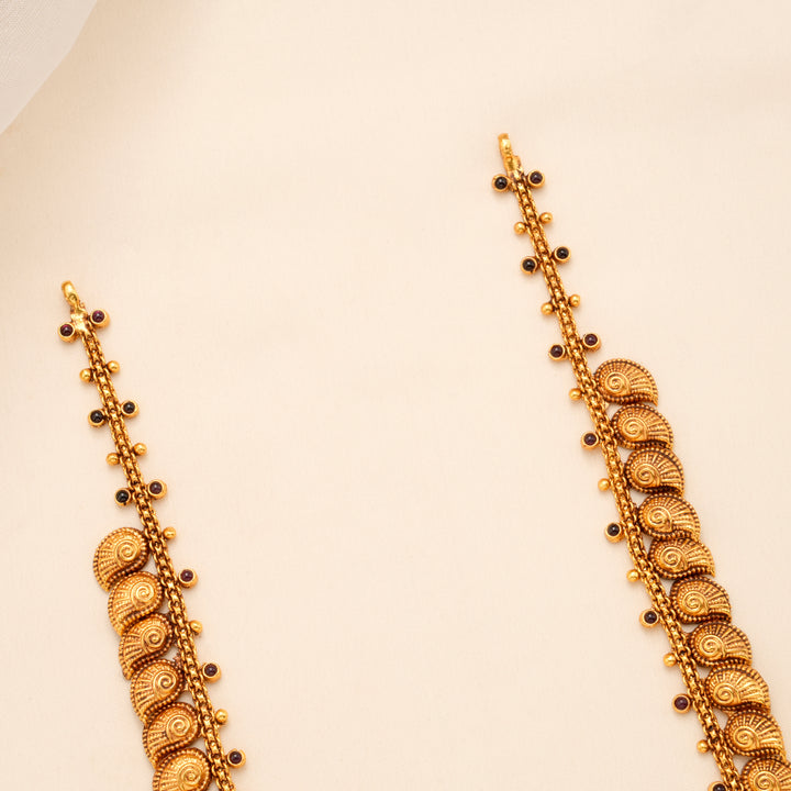 Elegant Mango Design Gold Plated Haram