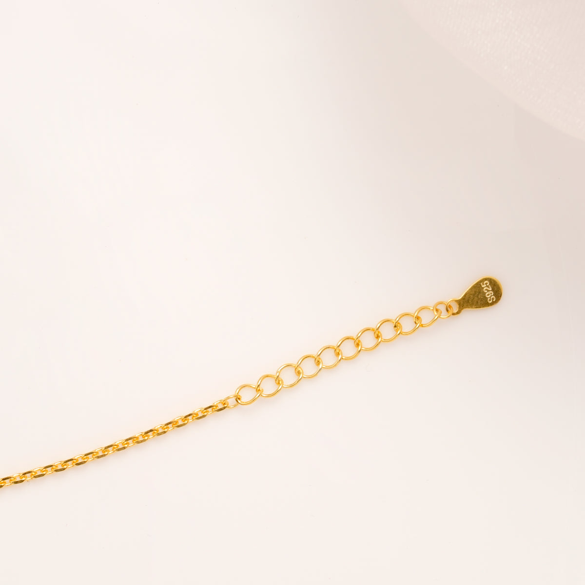 Spaceship Charm Golden Plated Bracelet