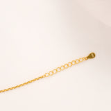 Spaceship Charm Golden Plated Bracelet