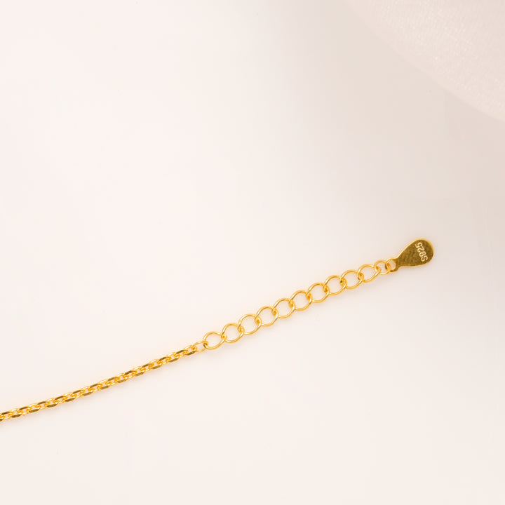 Spaceship Charm Golden Plated Bracelet