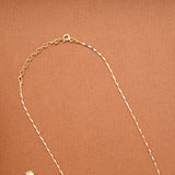 Triple Tone Twisted Silver Women’s Chain