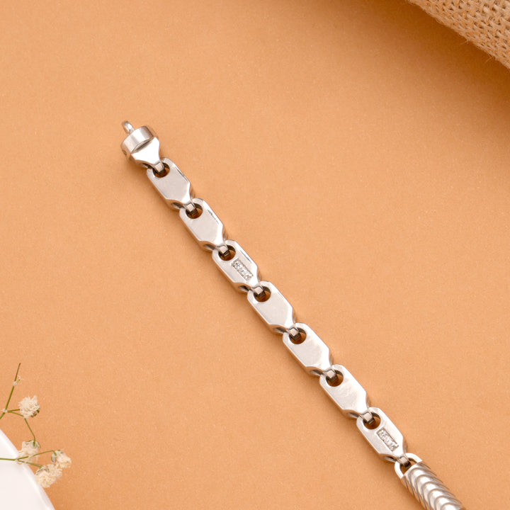 Premium Signature Silver Men’s Bracelet